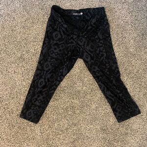 Black Patterned Leggings